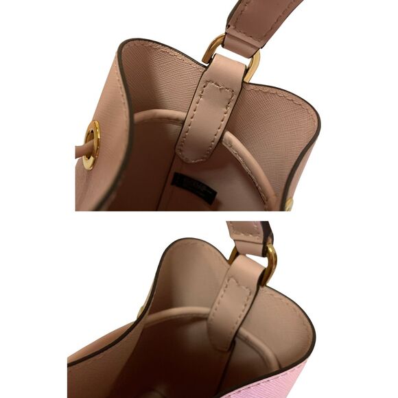 Michael Kors Brush Pink Bucket Bag Crossbody - Picture 9 of 12